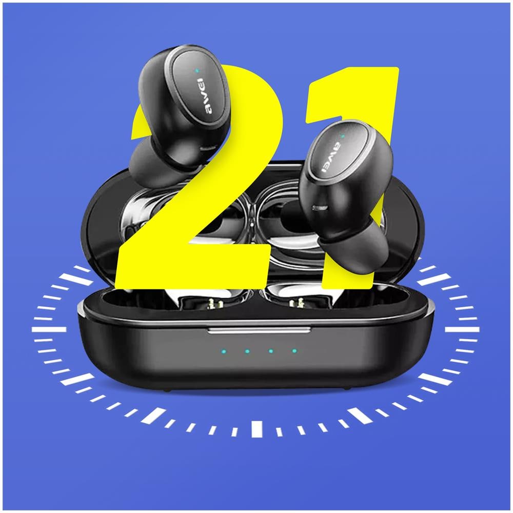 Auricolari Bluetooth Tws T16, Comandi Touch Impermeabili Ipx4 Nero - Foto 5