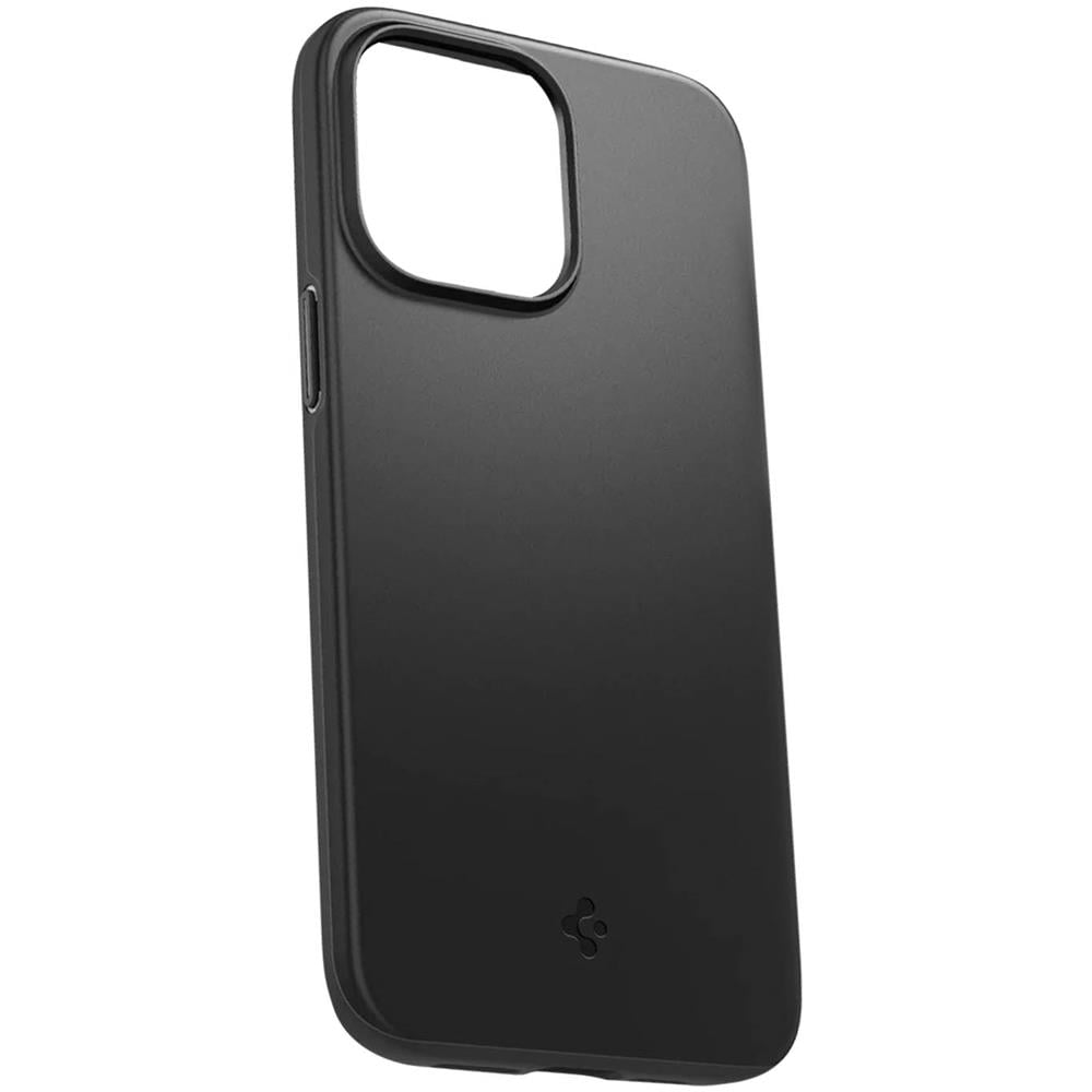 Cover Iphone 14 Pro Max Bi-materia Anti-shock Ultrasottile Spigen Thin Fit Nera - Foto 1