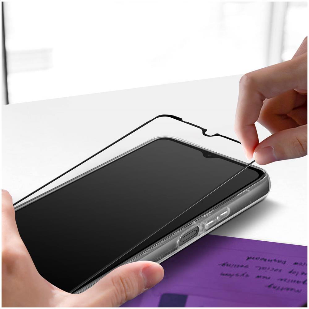 Cover Per Motorola E22i / E22 Trasparente + Vetro Temperato 9h Nero - Foto 2