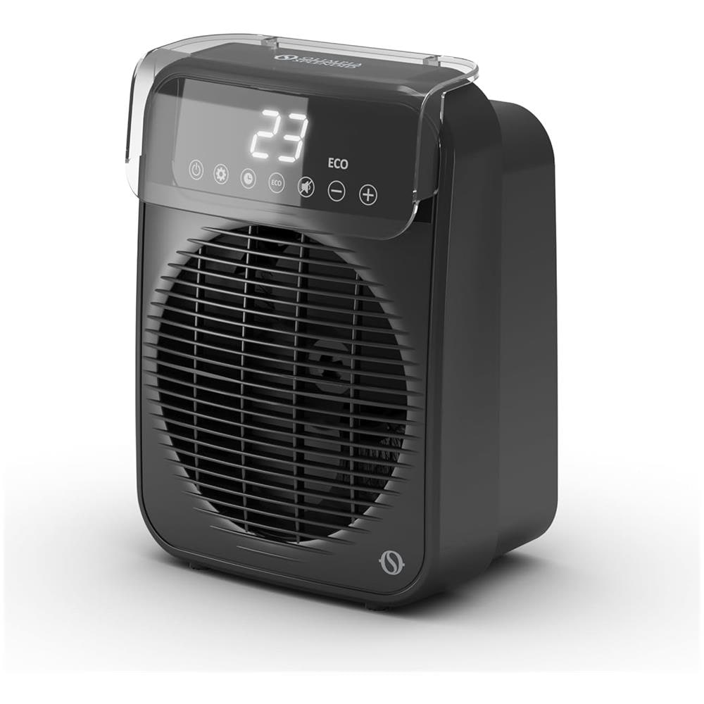 Termoventilatore Caldo Tekno Resistenza ad Aghi con Potenza 2000 W Timer 24 Ore Display Touch Telecomando Colore Nero - Foto 1