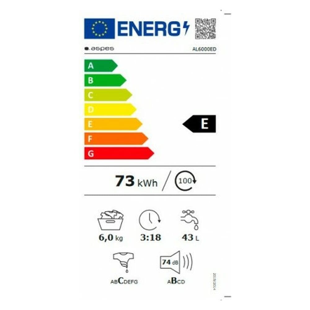 Lavatrice Slim AL6000ED Rondella 6 Kg Classe E Centrifuga 1000 giri - Foto 2