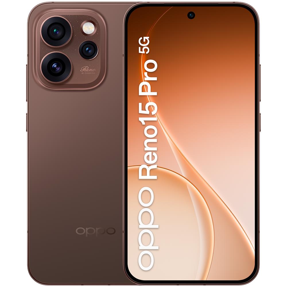 Reno15 Pro 5G AI 512GB 12GB Ram Diaplay 6.32” 120HZ AMOLED FHD+ Tripla fotocamera 200+50+50MP, Selfie 50MP, NanoSIM + eSIM, Android 16, Dimensity 8450, 6200mAh, Dusk Black - Foto 1