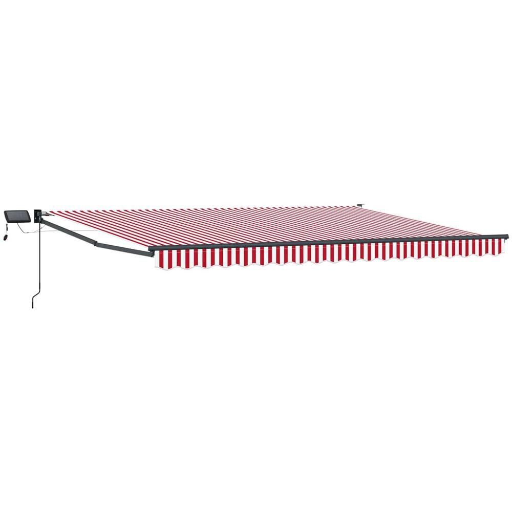 Tenda retrattile manuale con LED 5 x 3 m - Foto 1