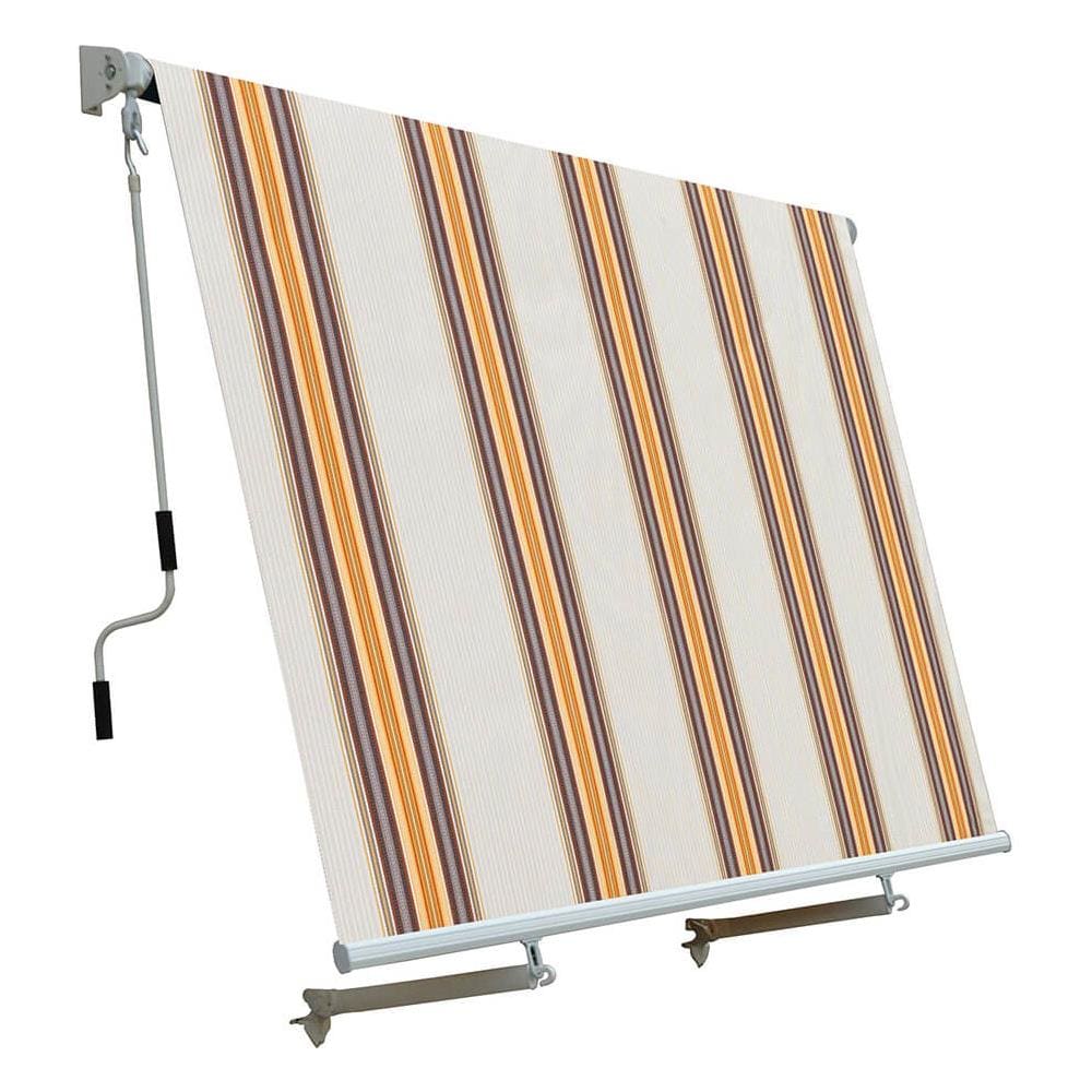 Tenda a Caduta con Bracci 245 x 245 cm Riga Beige / Marrone - Foto 5