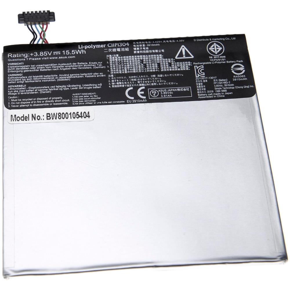 Batteria Per Netbook Pad Tab Tablet Asus Me170c, Memopad Me170c Sostituisce 0b200-00950000, C11p1327, C11-p1327 Li-polymer 3900mah (3.8v) - Foto 2