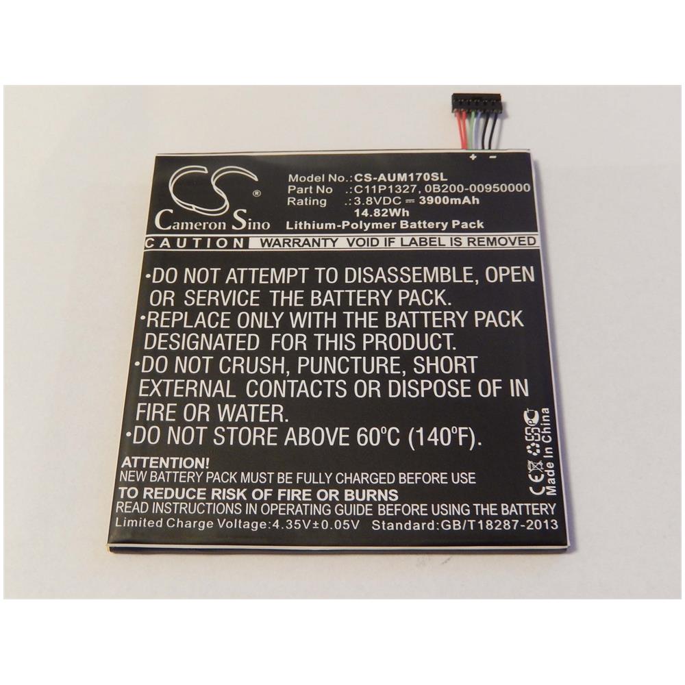 Batteria Per Netbook Pad Tab Tablet Asus Me170c, Memopad Me170c Sostituisce 0b200-00950000, C11p1327, C11-p1327 Li-polymer 3900mah (3.8v) - Foto 1