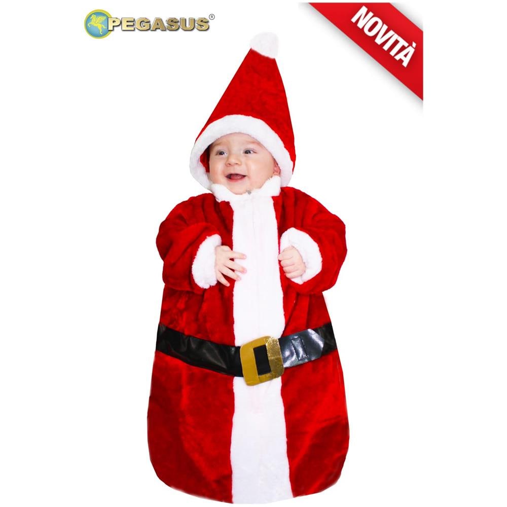 PEGASUS - Costume Babbo Natale Neonato (saccottino) Tg. 0/3 Mesi - ePRICE