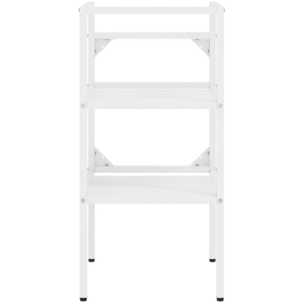 Struttura Per Lavabo Da Bagno Bianca 40x38x83 Cm In Ferro - Foto 3