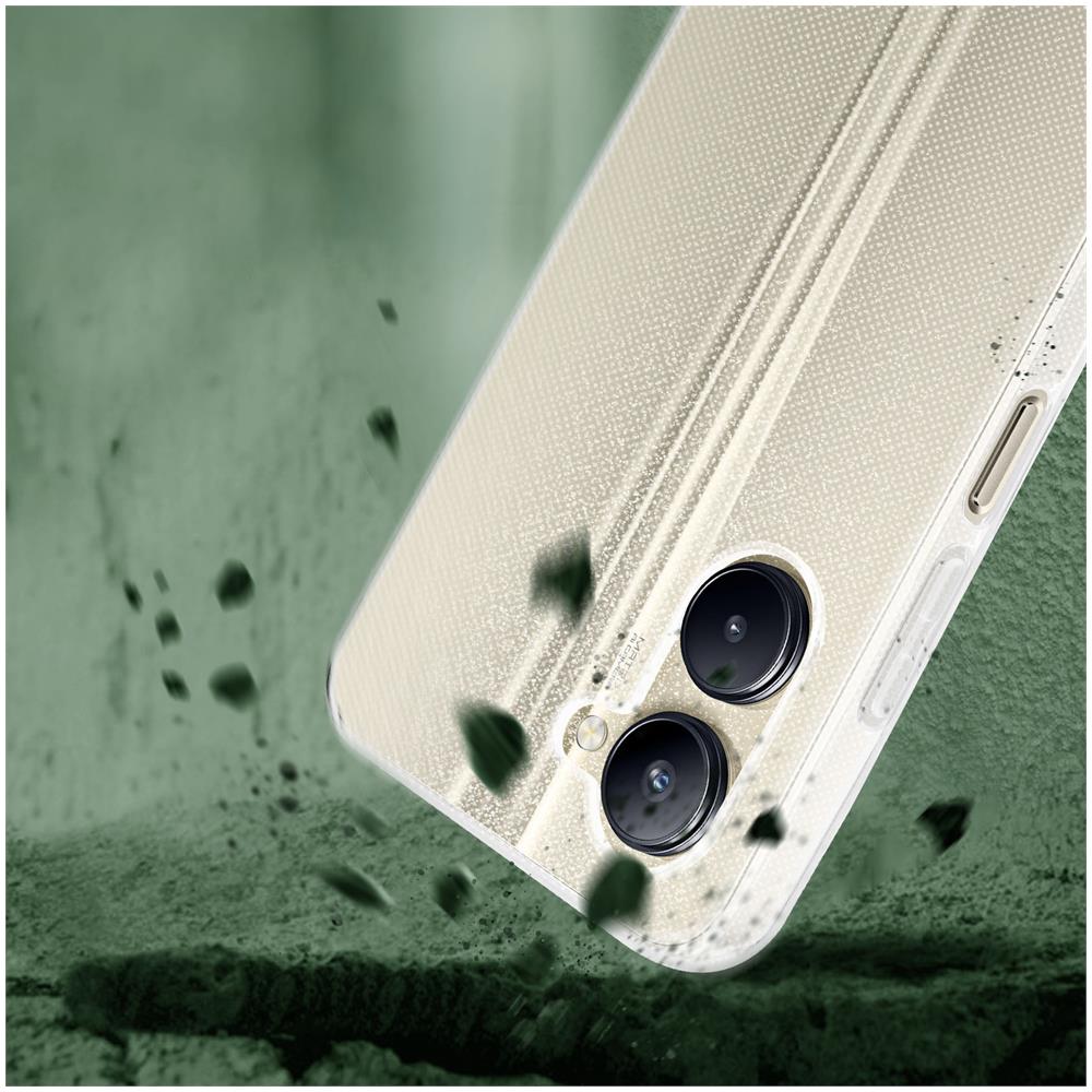 Cover Per Realme C23 Silicone Trasparente + Vetro Temperato 9h Nero - Foto 5
