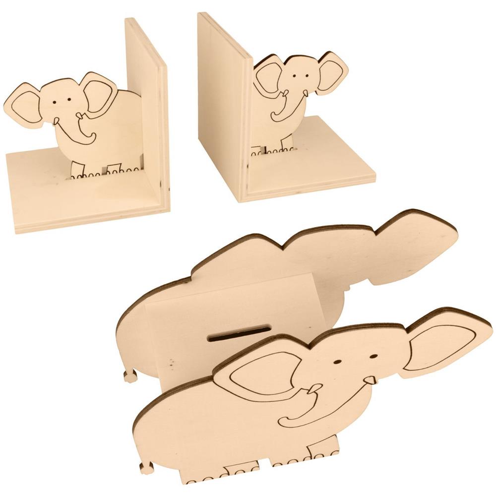 Fermalibro + Salvadanaio Elefante - Foto 1