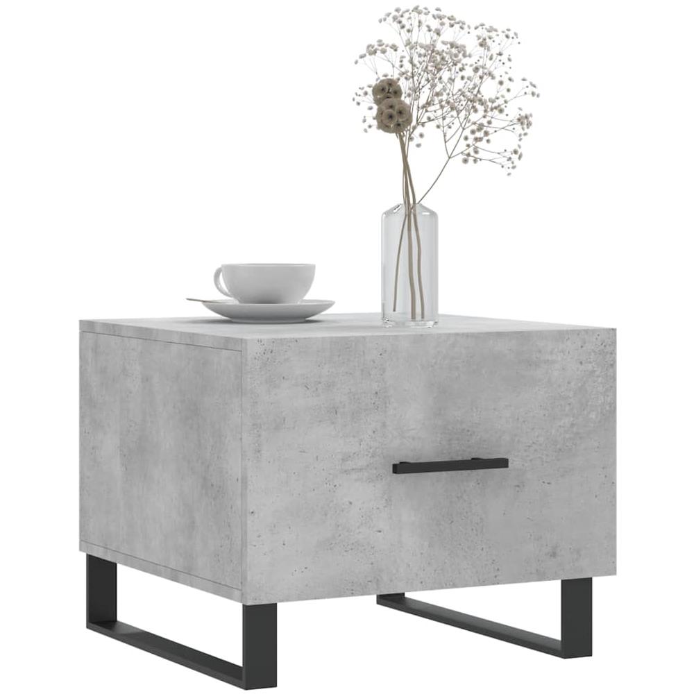 Tavolini Salotto 2pz Grigio Cemento 50x50x40 Legno Multistrato - Foto 3