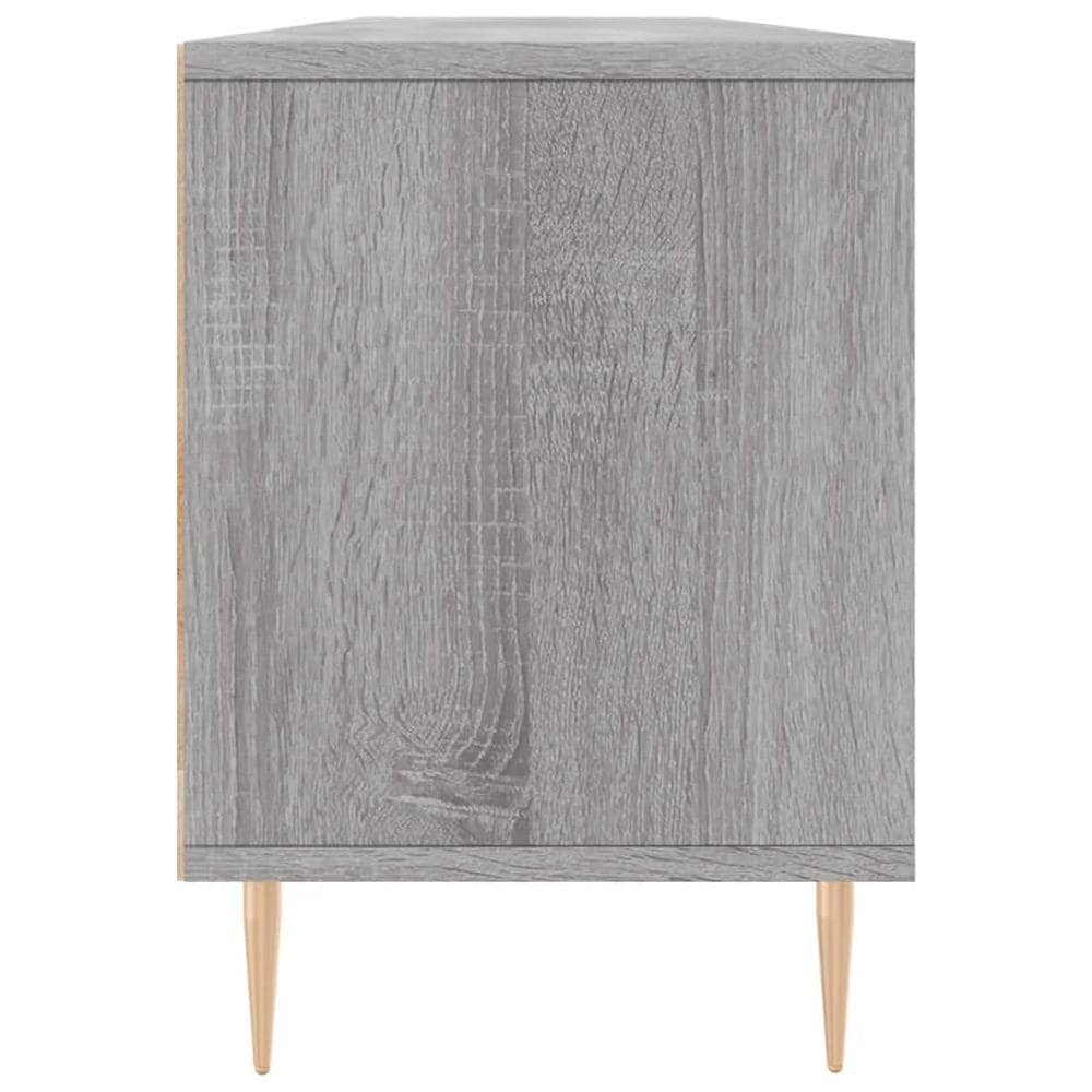 Mobile Porta Tv Grigio Sonoma 150x30x44,5 Cm Legno Multistrato - Foto 7