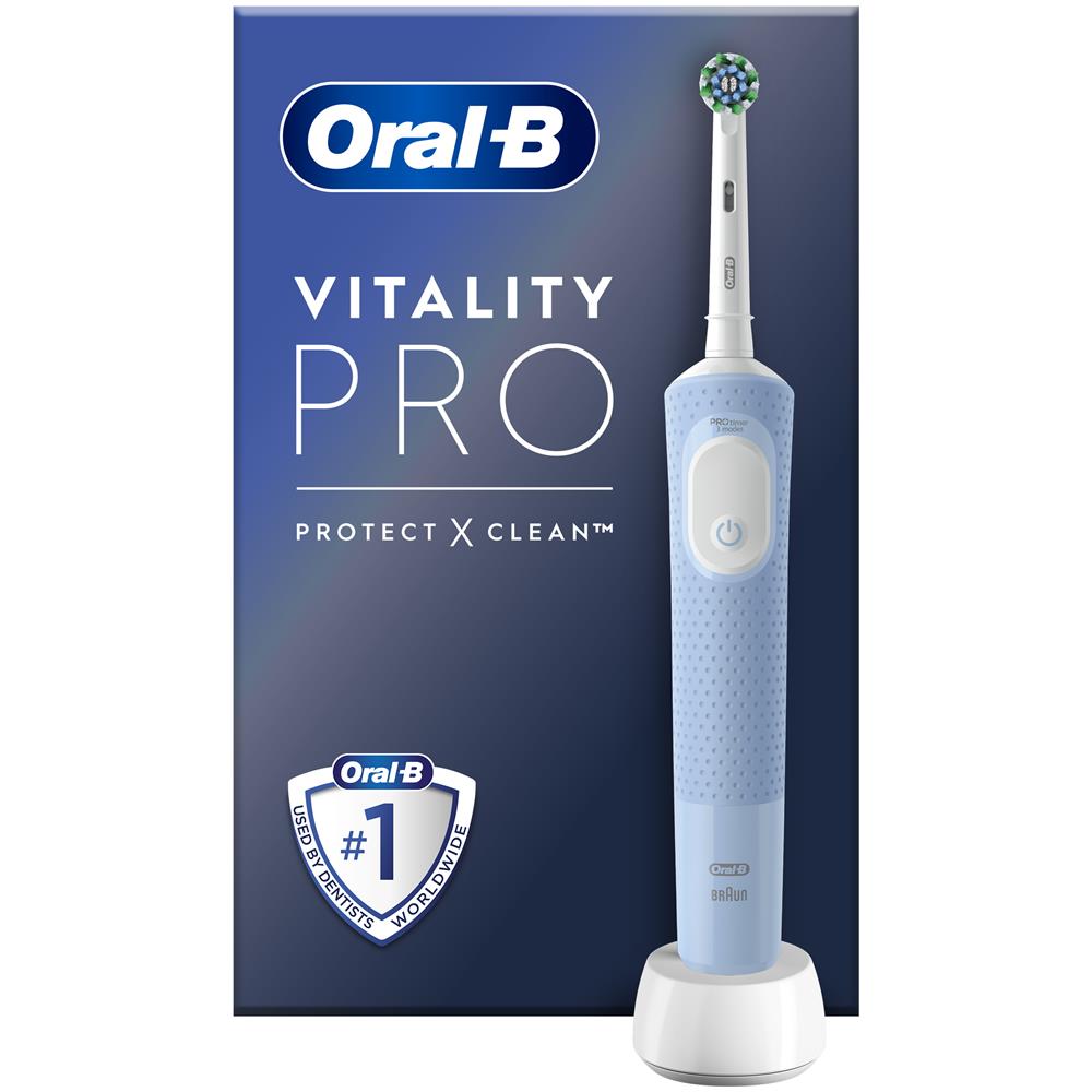 Vitality Pro Adulto Spazzolino rotante-oscillante Grigio, Bianco - Foto 2