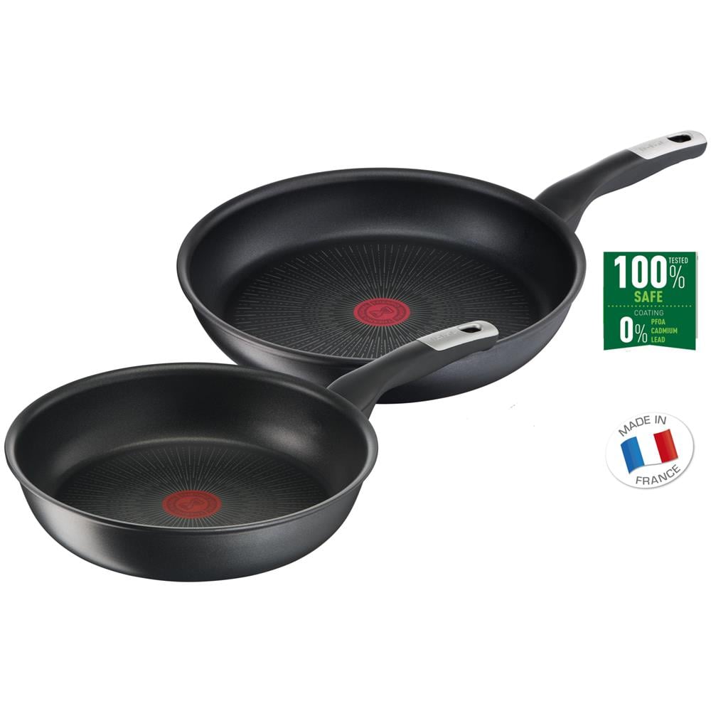 Set di pentole Unlimited - Ø 22 + Ø 28 cm Colore Nero - Foto 1