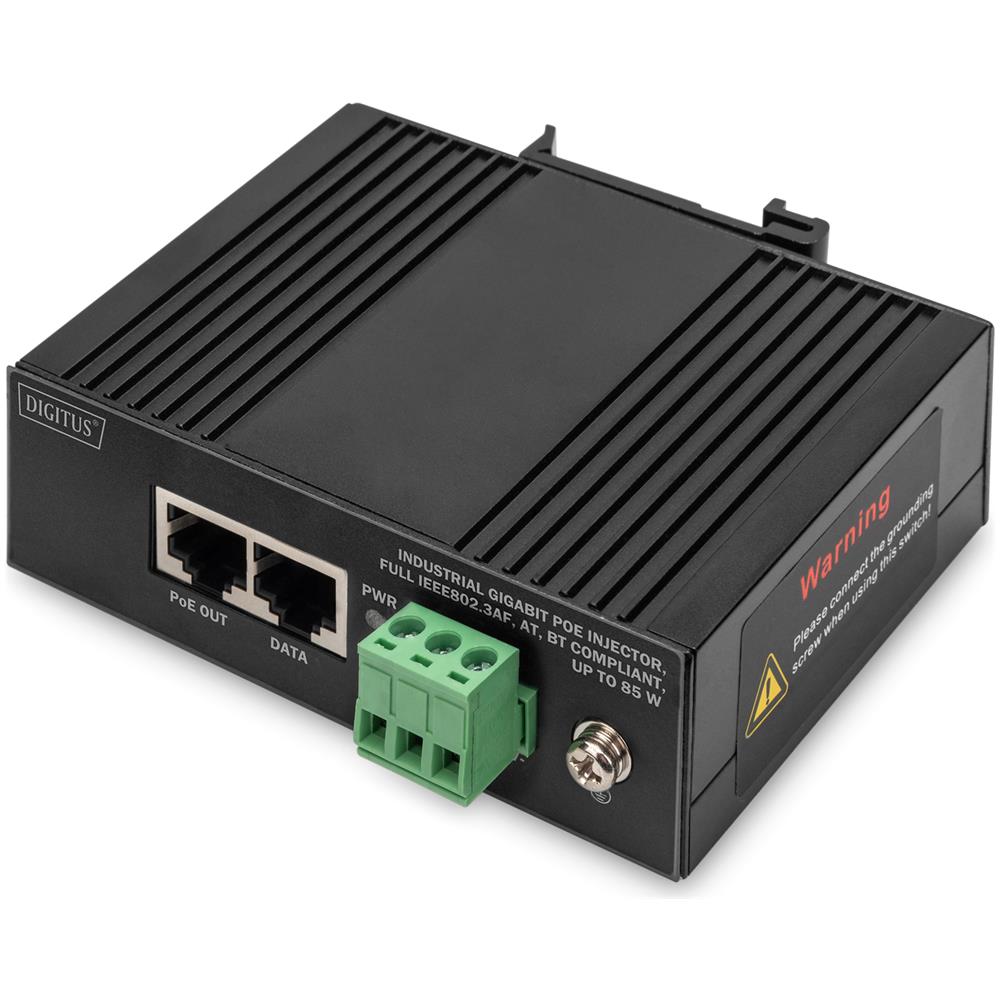 Iniettore Gigabit EthernetPoE, industriale, - Foto 1