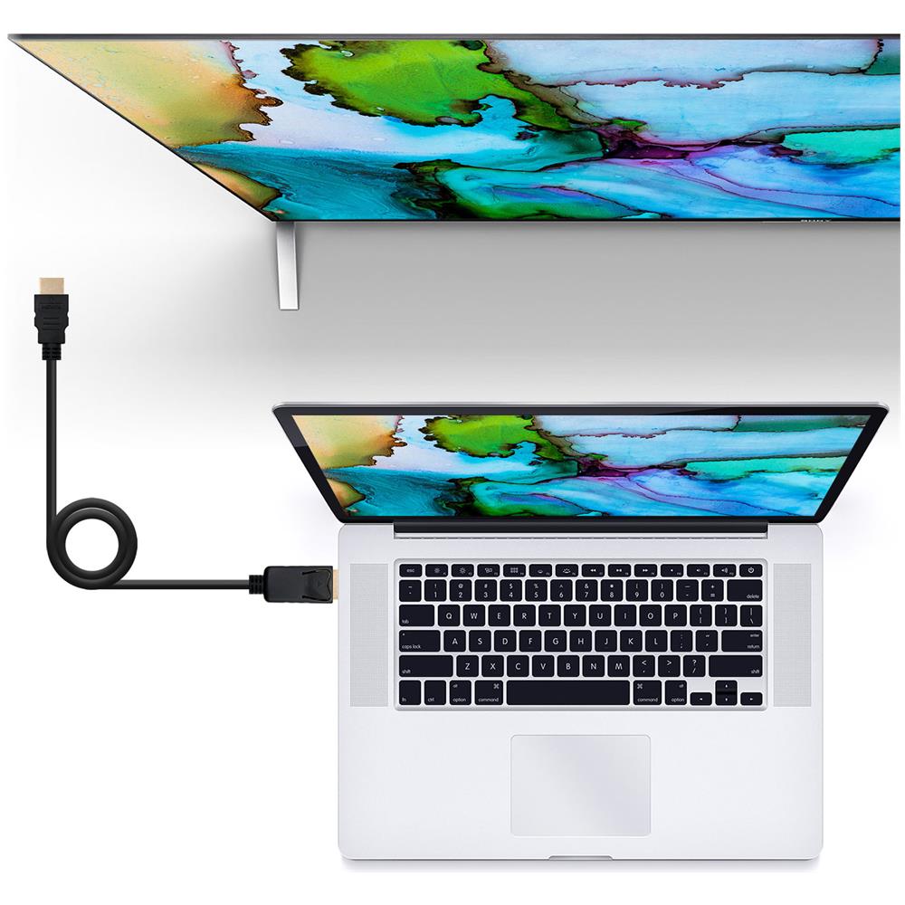 10.15.4305 cavo e adattatore video 5 m DisplayPort HDMI tipo A (Standard) Nero - Foto 4