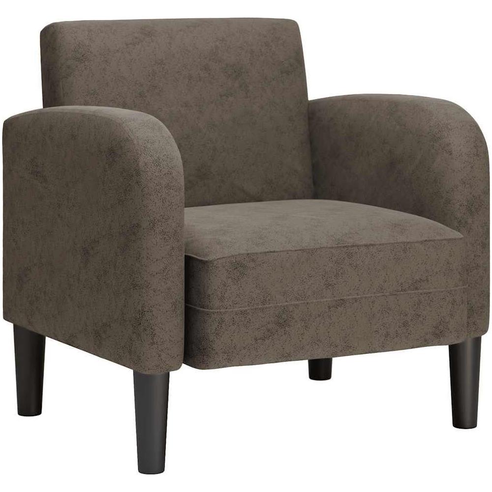 Divano Sedia con Braccioli Grigio Scuro 54 cm in Similpelle - Foto 1