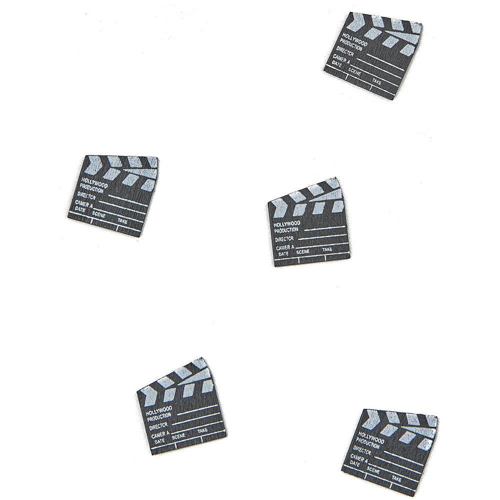 25 Coriandoli Da Tavolo Ciak Del Cinema Taglia Unica - Foto 1