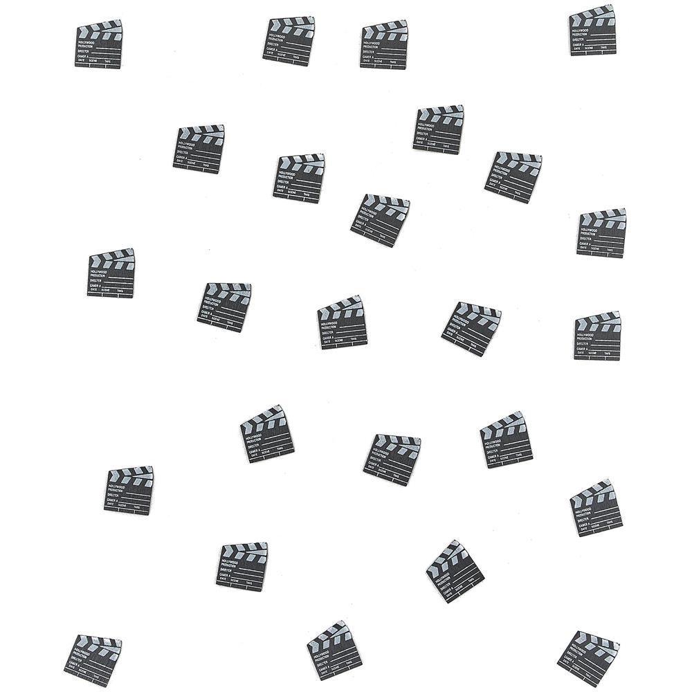 25 Coriandoli Da Tavolo Ciak Del Cinema Taglia Unica - Foto 2