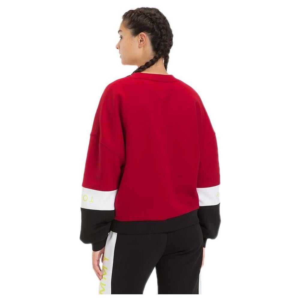 Felpe Tommy Hilfiger Colorblock Abbigliamento Donna S - Foto 1