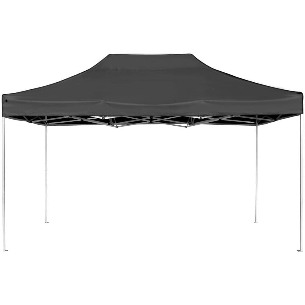 Gazebo Professionale Pieghevole Alluminio 4,5x3 m Antracite - Foto 2