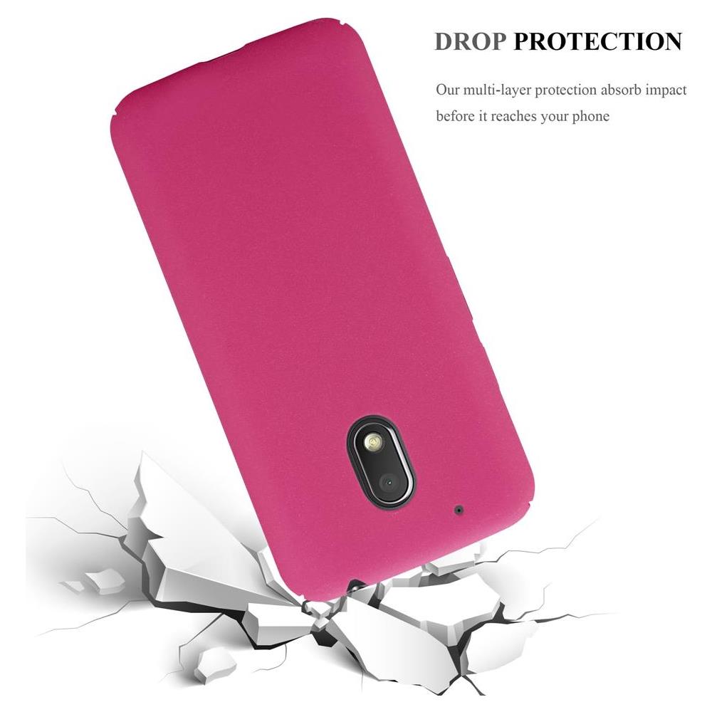 Custodia Compatibile Con Motorola Moto G4 Play In Frosty Rosa - Hard Case Coperchio Protettivo In Frosted Look Contro I Graffi E Gli Urti - Foto 7