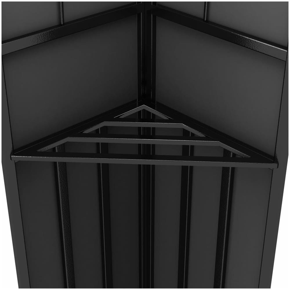 Gazebo Con Tetto Doppio 3x3 M Antracite - Foto 7