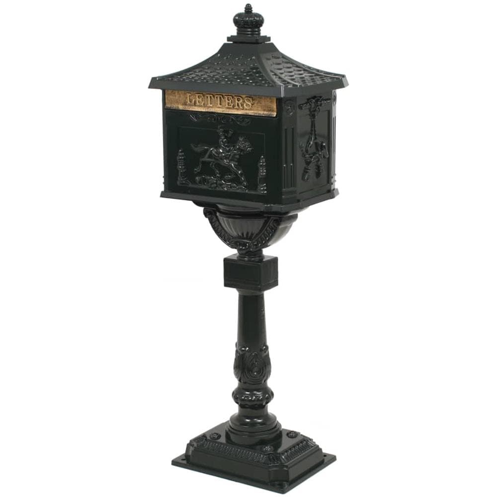 Cassetta della Posta in Alluminio Inossidabile Vintage Verde - Foto 1