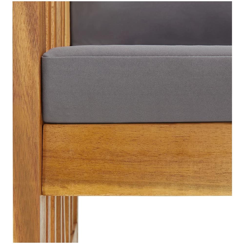 Set Divani Da Giardino 5 Pz Con Cuscini In Massello Di Acacia - Foto 8