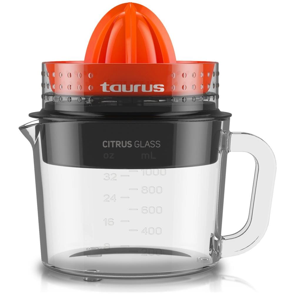 Citrus Glass 1L 30W Nero, Rosso, Trasparente spremiagrumi elettrico - Foto 1