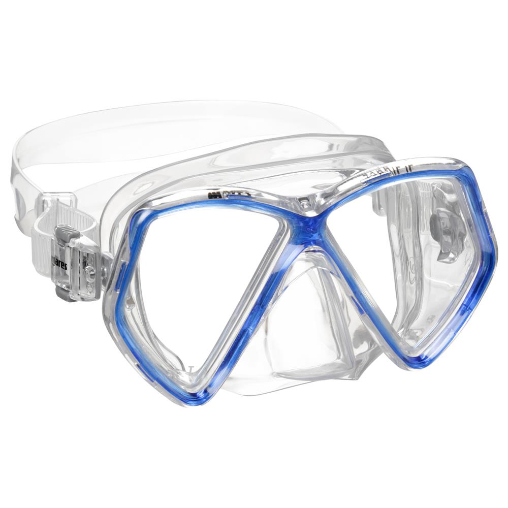 Maschera Zephir Jr. Trasparente Blu - Foto 1