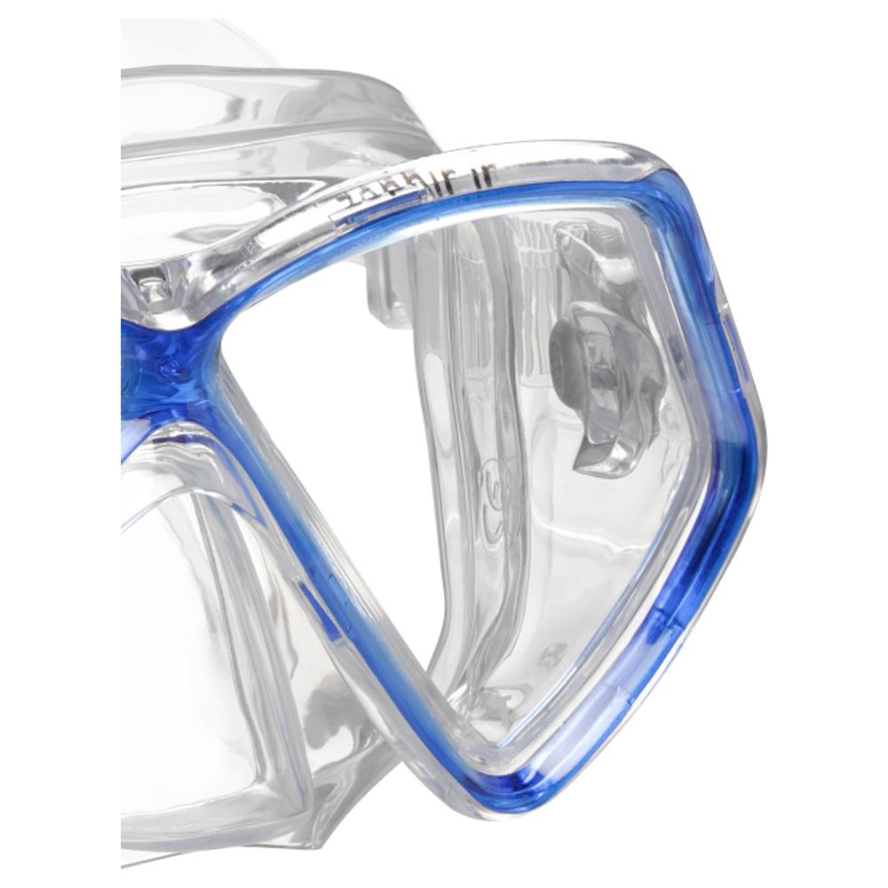 Maschera Zephir Jr. Trasparente Blu - Foto 2