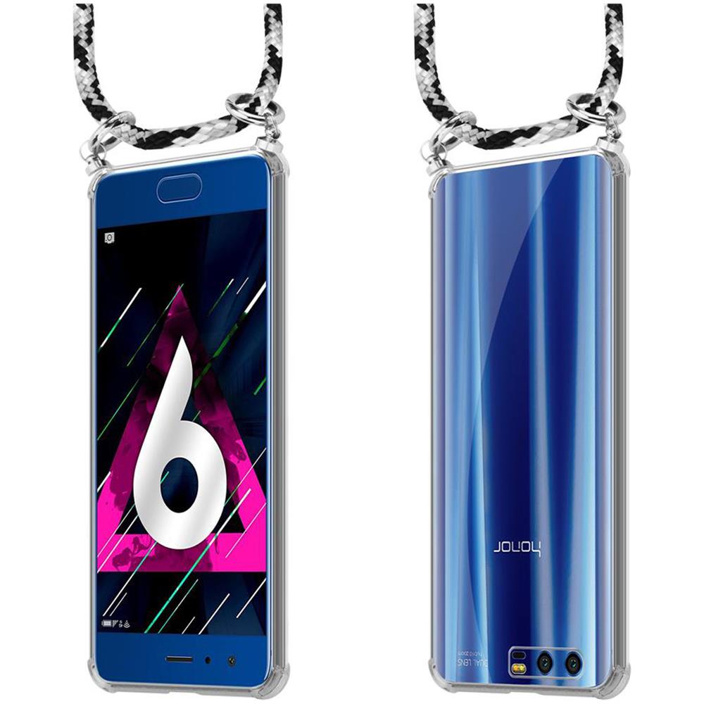 Catena Di Telefoni Cellulari Compatibile Con Honor 9 In Nero Camouflage - Coperchio Protettivo In Silicone Con Anelli D'argento, Cinturino In Corda E Custodia Staccabile - Foto 8