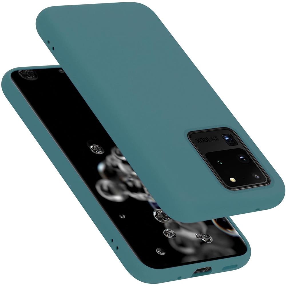 Custodia Compatibile Con Samsung Galaxy S20 Ultra In Liquid Verde - Coperchio Protettivo In Silicone Tpu Flessibile - Foto 1