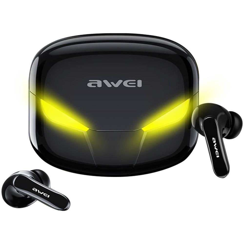Auricolari Wireless Tws T35 Awei Design Led Gaming Comandi Touch Ipx5 Nero - Foto 5