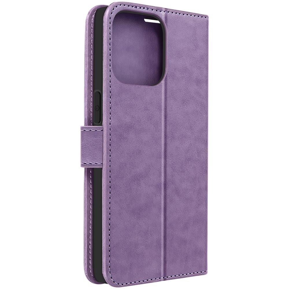 Custodia Portafoglio Per Iphone 14 Pro Max Mandala Acchiappasogni Viola - Foto 1