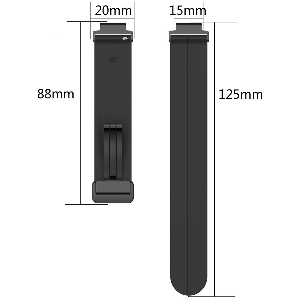 Cinturino Per Orologio In Silicone Per Orologio Garmin Forerunner Black - Foto 2