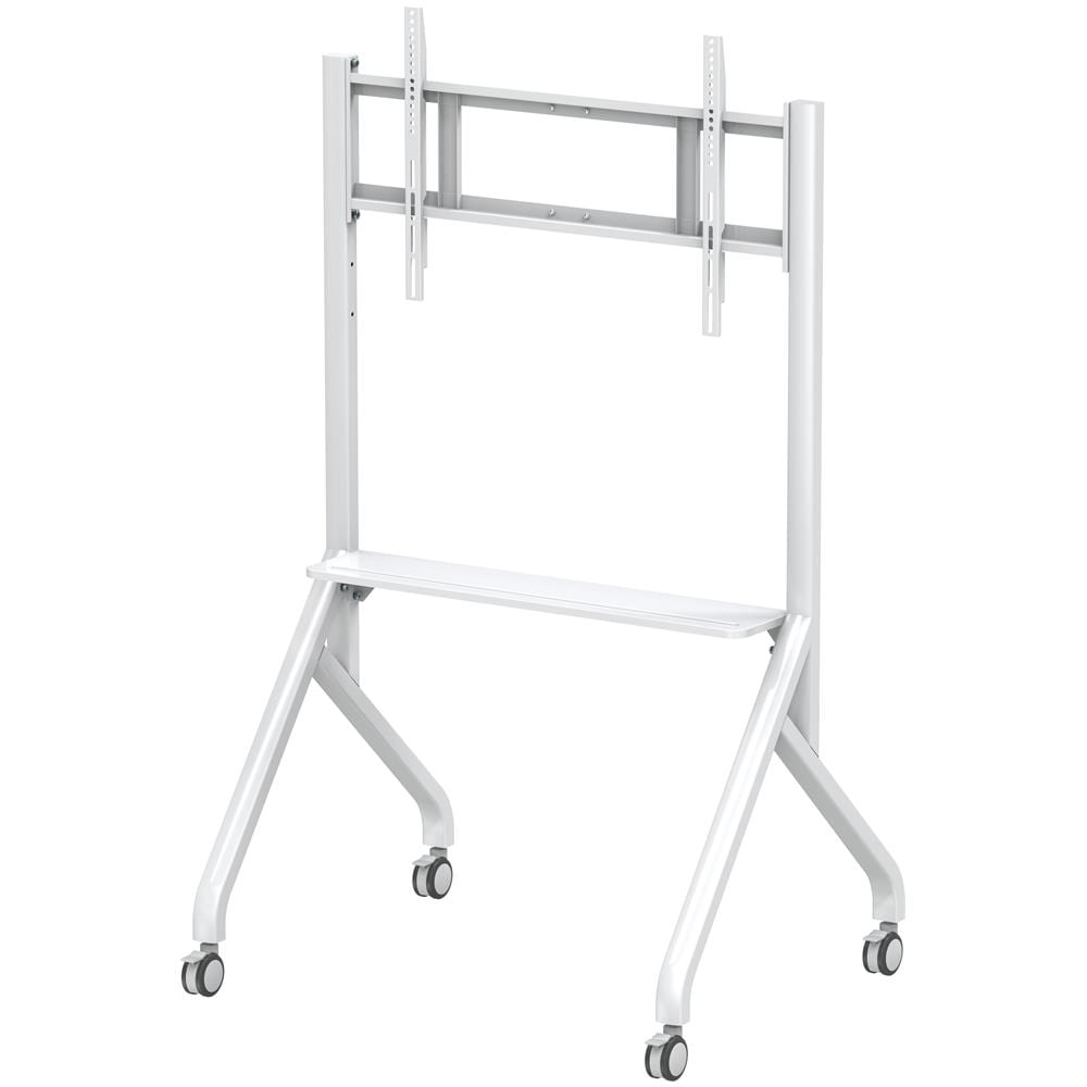 Supporto Mobile Da Pavimento Multifunzione Per Tv Lcd /led /plasma 55-86'' Bianco - Foto 1