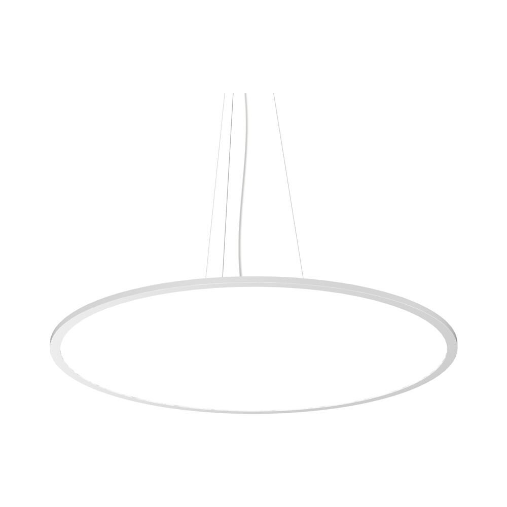 Sospensione Moderna Fly Slim Alluminio-plastiche Bianco Led 65w 4000k D90cm - Foto 1