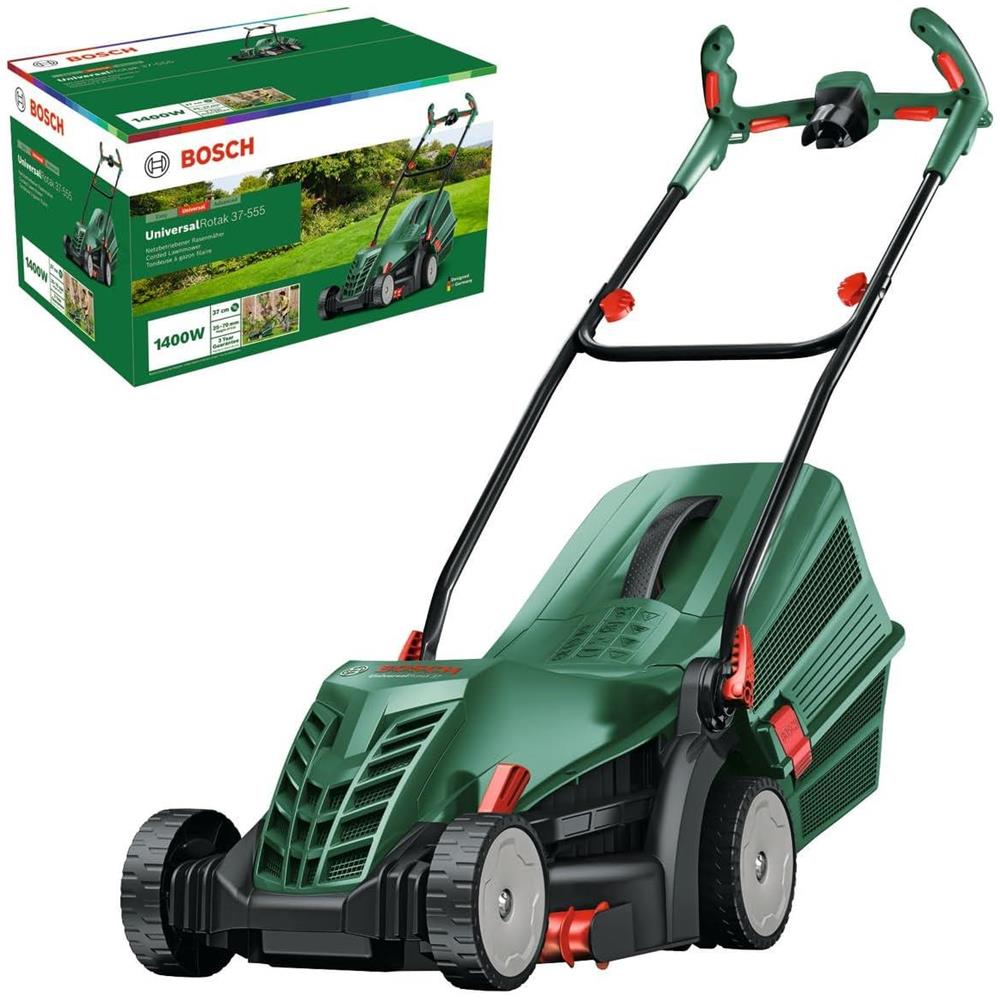 Tagliaerba a Spinta UniversalRotak Potenza 1400 W 40 L Larghezza Taglio 37 cm Colore Verde - Foto 2