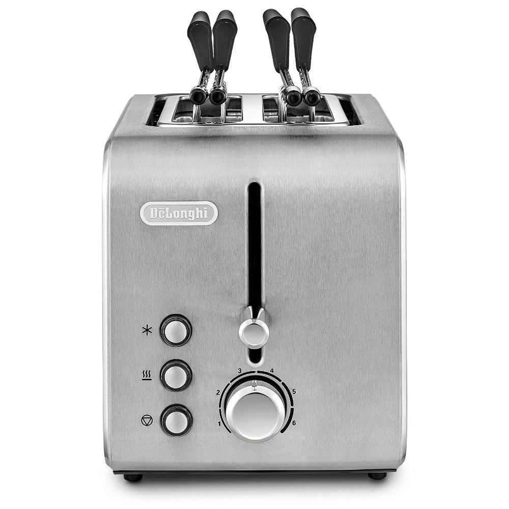 CTX2203STEEL Icona Tostapane Potenza 550 Watt Colore Silver - Foto 2