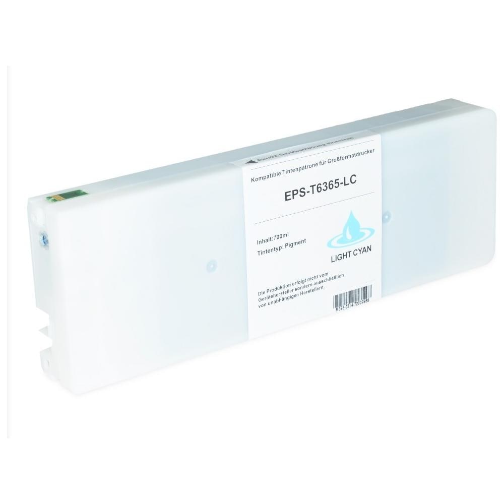 Cartuccia T6365 Light Ciano Compatibile Per Epson 7700,7890,7900,9890 C13t636500 Capacità 700ml Pigmentato -con Chip- - Foto 1