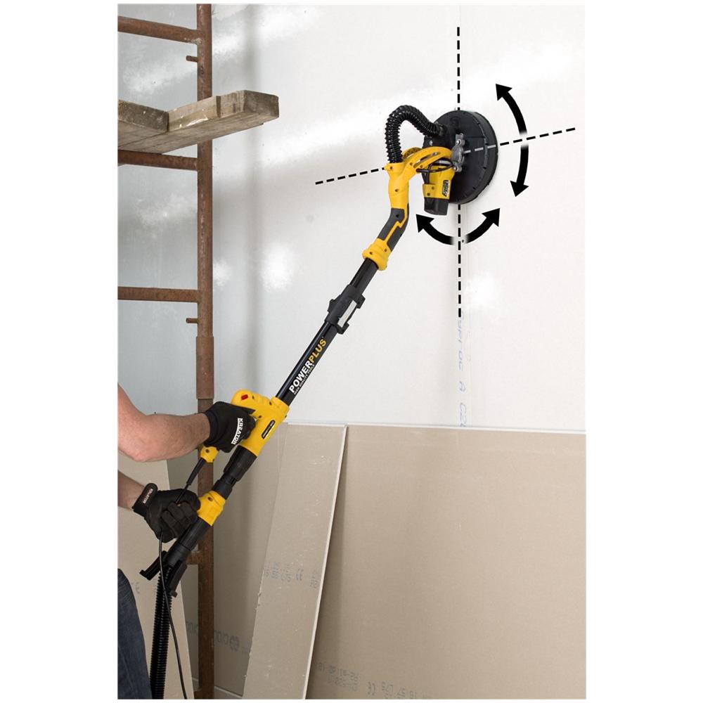 Levigatrice Per Muro 710w Combinata Con Braccio Telescopico Powx0477 - Foto 2