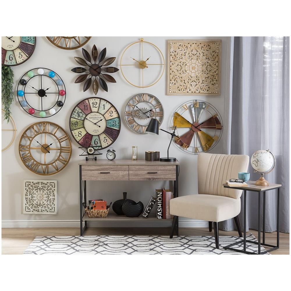 Decorazione Da Muro Color Bianco E Legno Chiaro Yonora - Foto 1