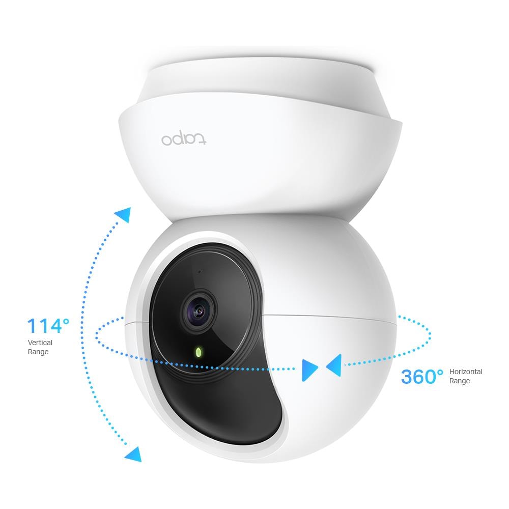 Telecamera di Sorveglianza Pan / Tilt Wi-Fi Tapo C200 HD Interno Giorno / Notte - Bianco - Foto 2