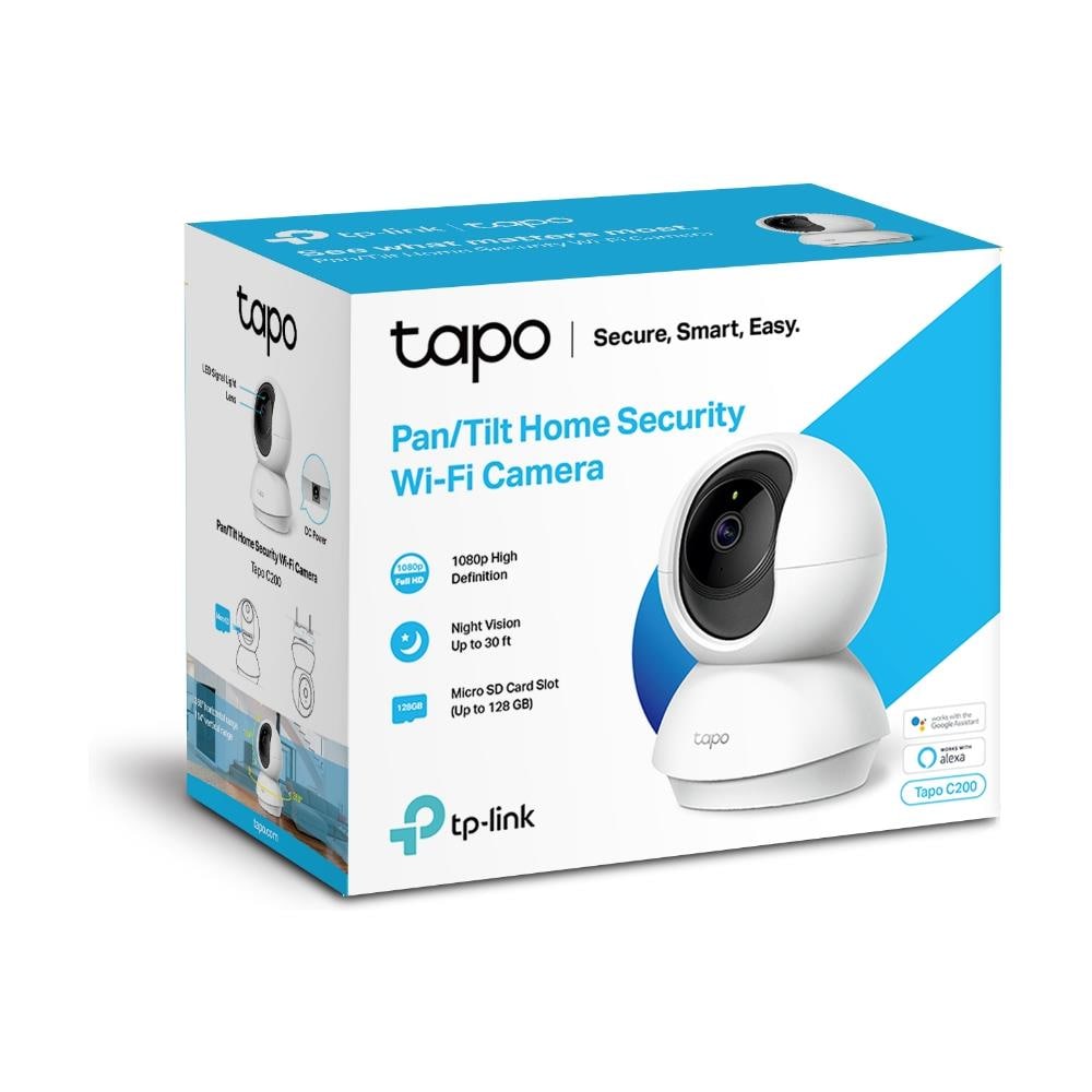 Telecamera di Sorveglianza Pan / Tilt Wi-Fi Tapo C200 HD Interno Giorno / Notte - Bianco - Foto 3