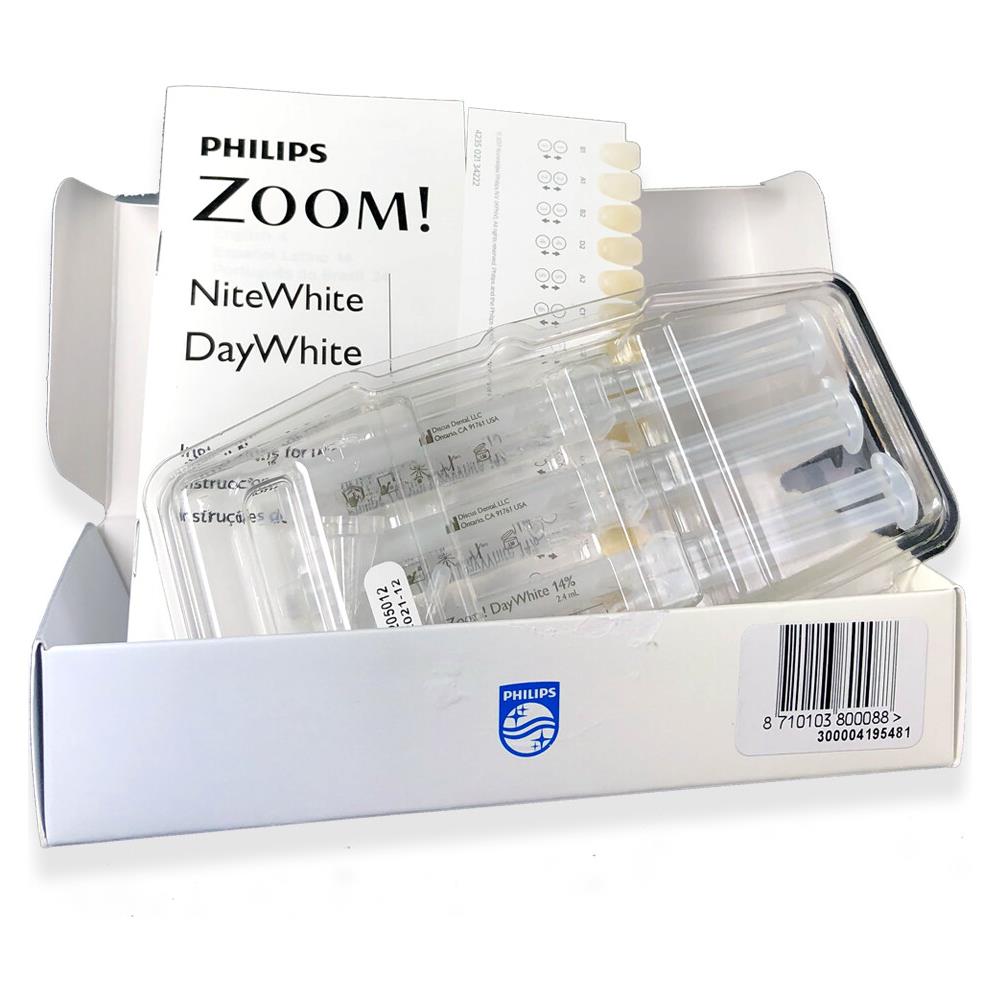 Zoom Daywhite 14% 3 Kit Di Sbiancamento Dentale Per Siringhe Gel Sbiancante Rapido Acp - Foto 4