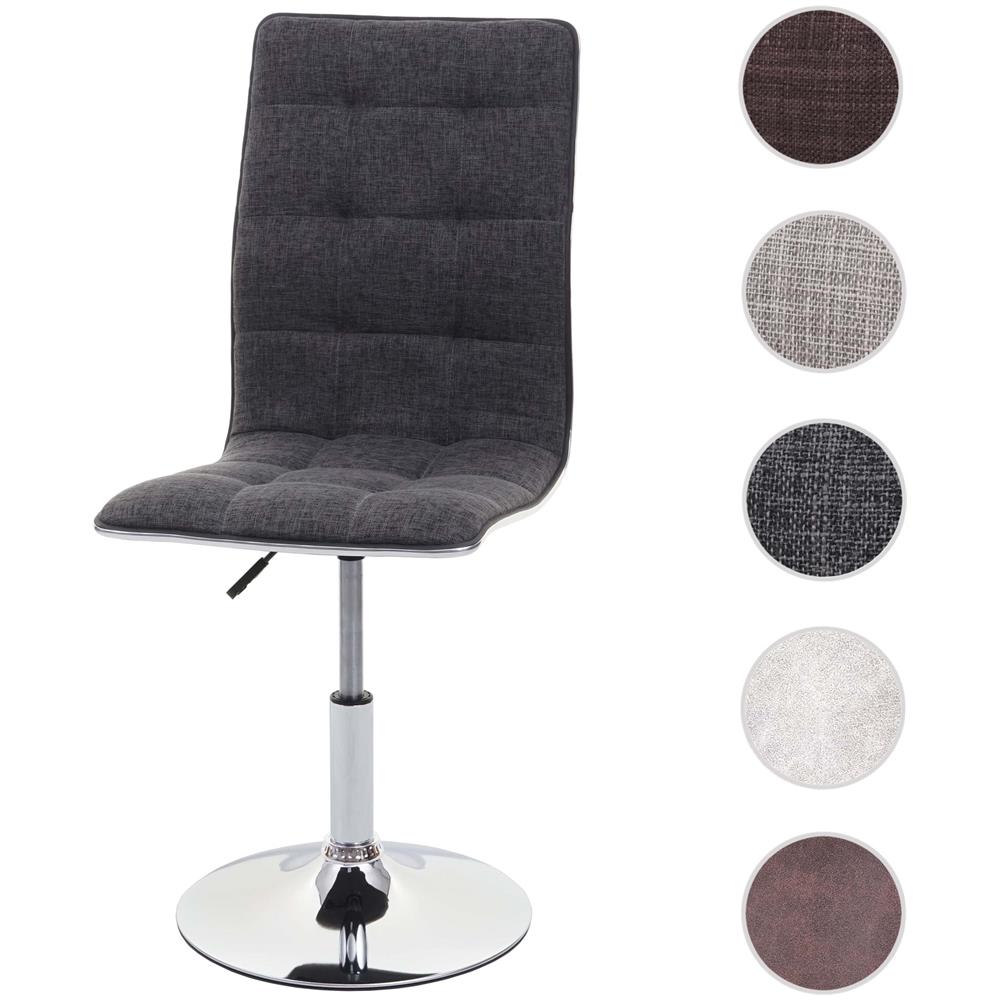NON UTILIZZATO] Set 6x Sedie Girevoli Sgabello HHG-452 Design Moderno Sala Pranzo Ecopelle Bianco 76974609