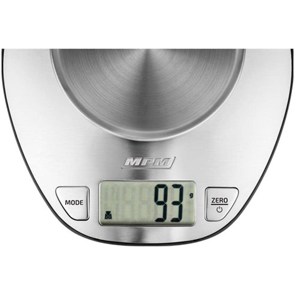 MWK-05M Bilancia Digitale da Cucina Portata Max 5 Kg con Ciotola Rimovibile in Acciaio Inox e Funzione Tara - Foto 2