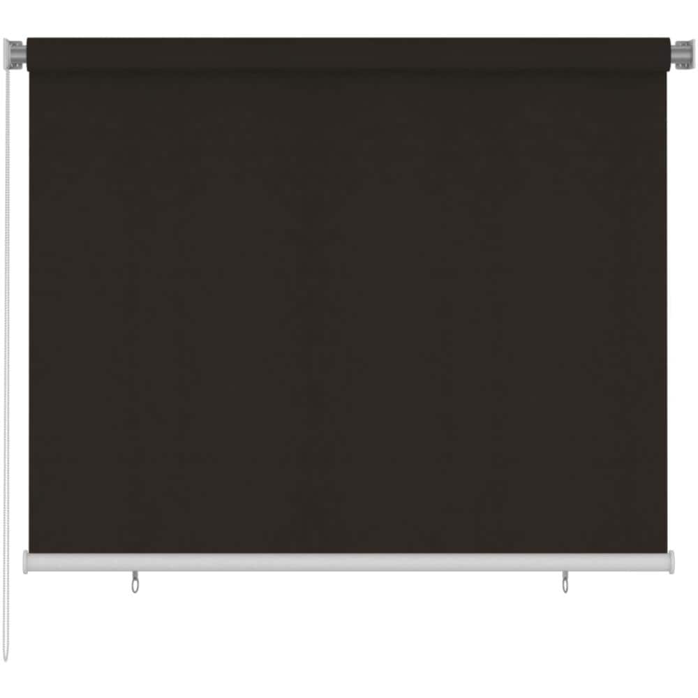 Tenda A Rullo Per Esterni 180x140 Cm Marrone Hdpe - Foto 1